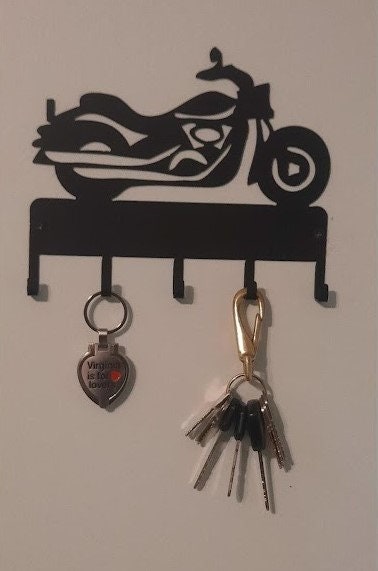Motorcycle Key Holder: Decorative Metal Key Rack - Etsy