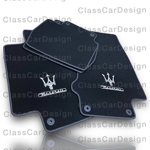 Luxury Car Carpet Velour Floor Mats For Maserati All Models Ghibli / Levante / Quattroporte / Grancabrio / Granturismo / Grecale / MC20 zdjęcie 1