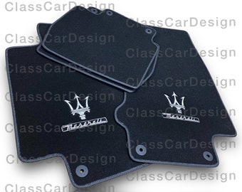 Luxury Car Carpet Velour Floor Mats For Maserati All Models Ghibli / Levante / Quattroporte / Grancabrio / Granturismo / Grecale / MC20