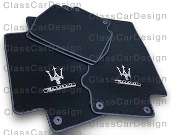 Luxury Car Carpet Velour Floor Mats For Maserati All Models Ghibli / Levante / Quattroporte / Grancabrio / Granturismo / Grecale / MC20