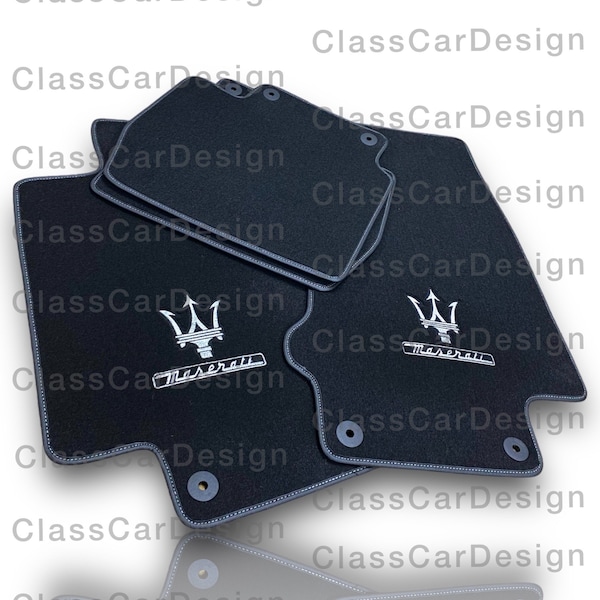 Luxury Car Carpet Velour Floor Mats For Maserati All Models Ghibli / Levante / Quattroporte / Grancabrio / Granturismo / Grecale / MC20