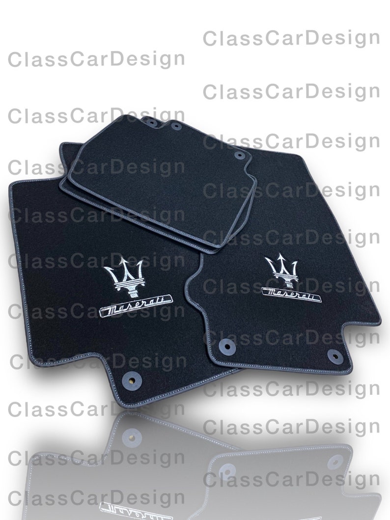 Luxury Car Carpet Velour Floor Mats For Maserati All Models Ghibli / Levante / Quattroporte / Grancabrio / Granturismo / Grecale / MC20 zdjęcie 1