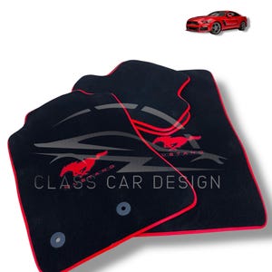 Alfombrillas para Mustang / Alfombrillas personalizadas para GT GT500 Mach-E Shelby Fastback Convertible / Alfombrillas para Mustang