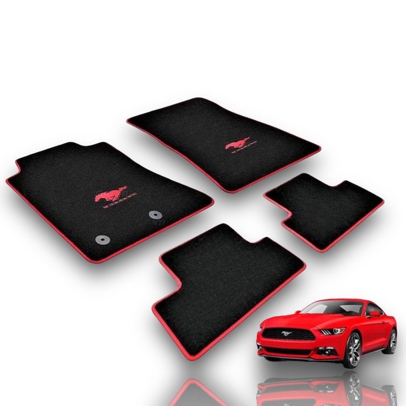 Luxury Car Carpet Velour Floor Mats for Ford Mustang Mach e All Models Etsy