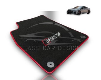 For Audi RS7 Luxury Carpet Floor Mats (2013–2024) – Custom Fit Velour Car Mats | Premium Quality Interior Liners for RS7 Sportback