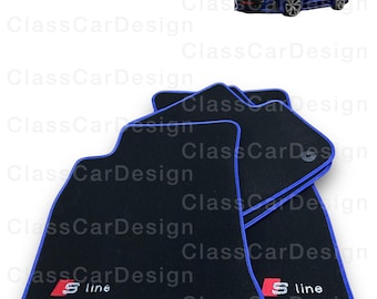 Luxury Car Carpet Velour Floor Mats For Audi A1-A3-A4-A5-A6-A7-A8-S-RS-Q2-Q3-Q5-Q7-Q8 Series
