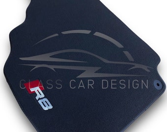 Car Carpet Velour Floor Mats For Audi R8 Floor Mats , floor Mats For Audi R8  / R8 4S / R8 Spyder / R8 Type42 2006-2015 / R8 Spyder  2006-15