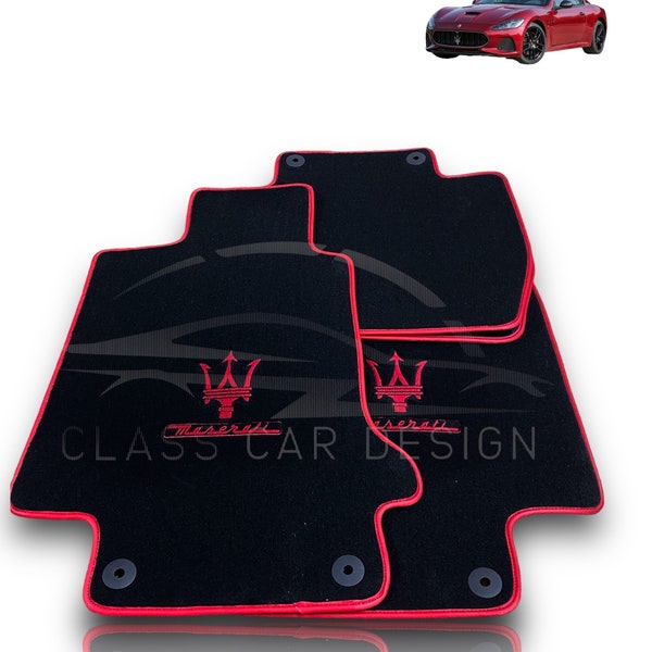 Luxury Car Carpet Velour Floor Mats For Maserati All Models Ghibli / Levante / Quattroporte / Grancabrio / Granturismo / Grecale / MC20