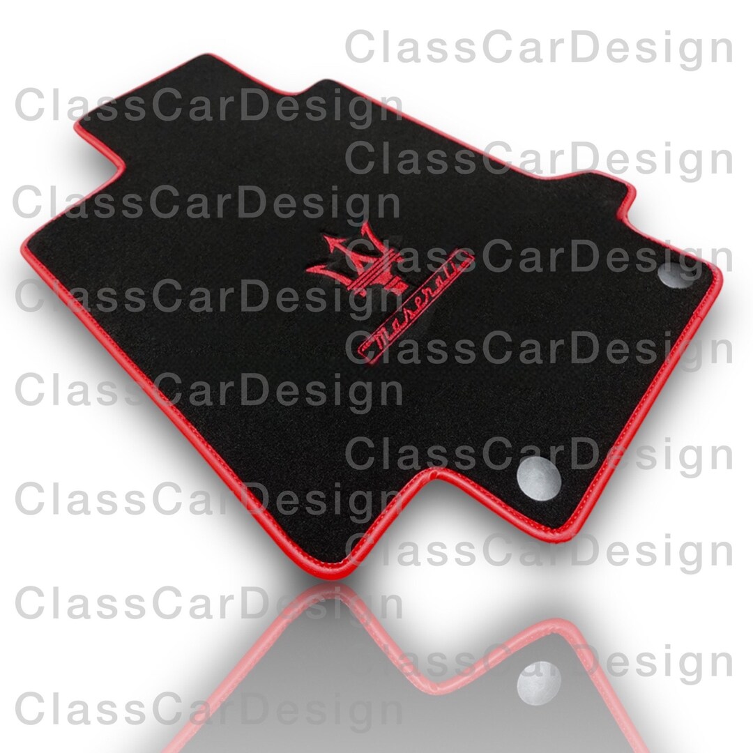 Luxury Car Carpet Velour Floor Mats for Maserati All Models Ghibli / Levante / Quattroporte