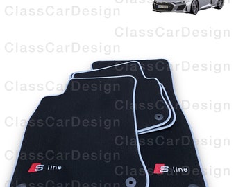 Luxury Car Carpet Velour Floor Mats For Audi A1-A3-A4-A5-A6-A7-A8-S-RS-Q2-Q3-Q5-Q7-Q8 Series