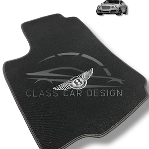 Luxury Car Carpet Velour Floor Mats For Bentley Bentayga / Continental GT / Flying Spur Floor Mats