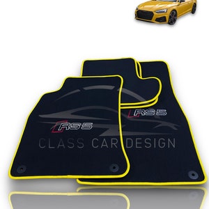 Audi RS5 Floor Mats – Custom Velour Carpet for RS5 B8 B9 B9.5 (2010–2025) | Premium Quality Floor Mats | Custom Fit