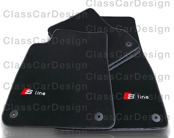 Luxury Car Carpet Velour Floor Mats For Audi A1-A3-A4-A5-A6-A7-A8-S-RS-Q Series