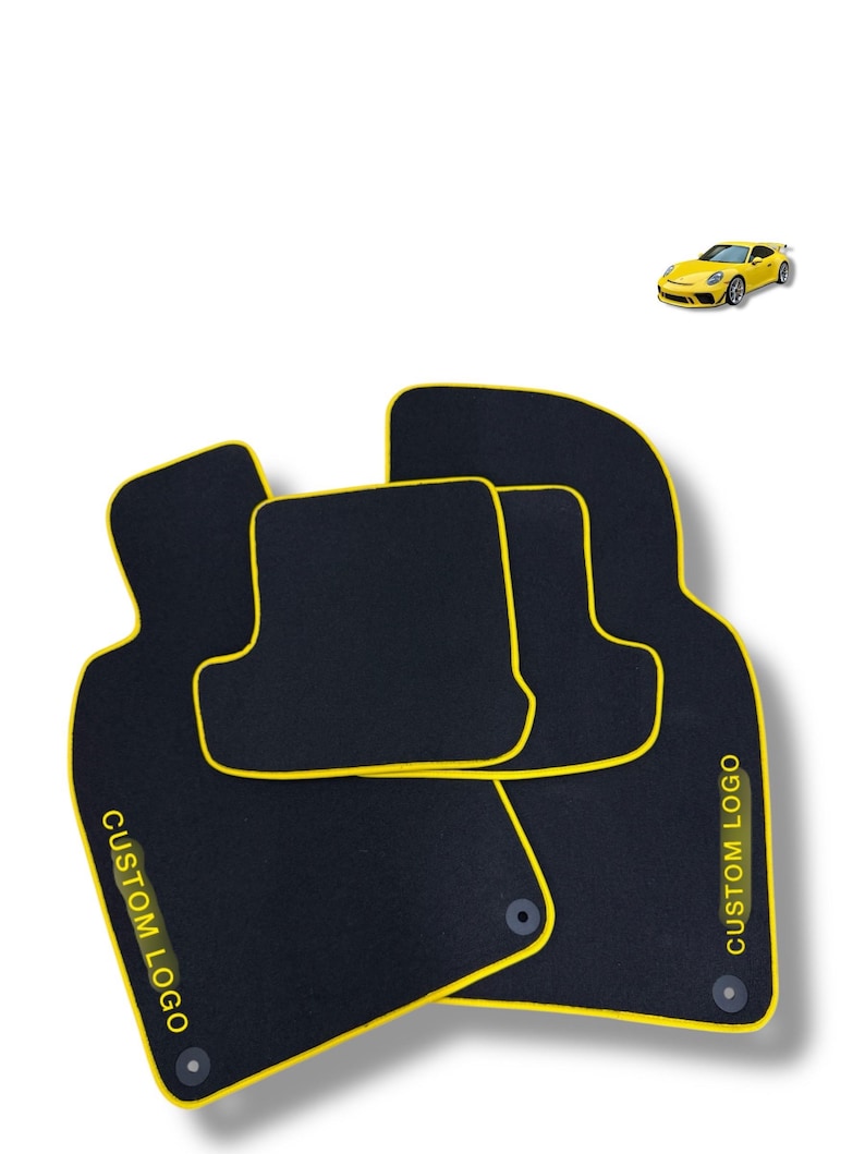 Luxury Car Carpet Velour Floor Mats For Porsche All Models 911 / Boxter / Cayman / Panamera / Taycan /Macan / Cayenne image 3