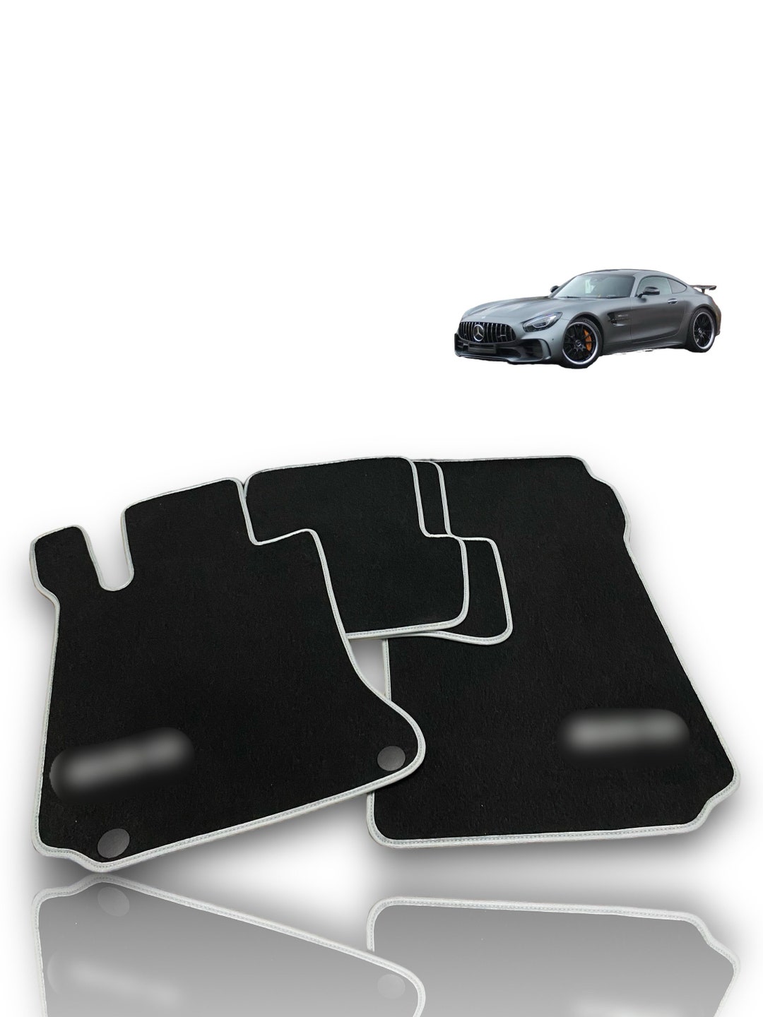 LUSSO Deluxe Tailored Carpet Floor Mats For Mercedes GLA (2014-2019) – Front & Rear, Polyester