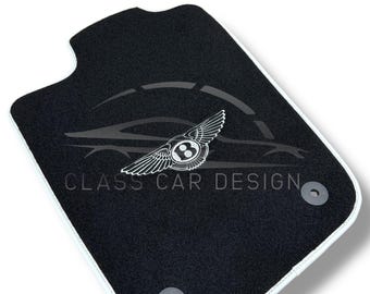 Luxury Carpet Floor Mats for Bentley – Continental / Flying Spur / Bentayga | Custom Fit Velour Mats