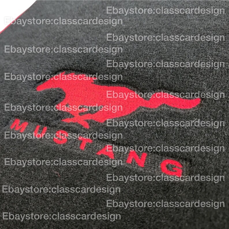 Luxury Car Carpet Velour Floor Mats for Ford Mustang, Mache All Models