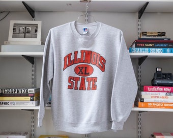 Girocollo Russell Athletic Illinois State "XL" Grigio