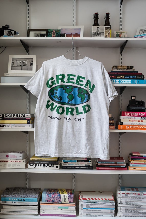 Earth Day "Green World" There's Only One 1994 T-Sh