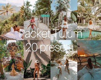 20 Summer Lightroom Mobile Presets, Beach Travel Filters (DNG)