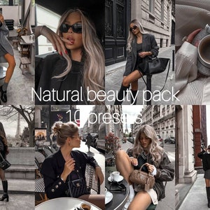 Aesthetic Presets for Photos, Lightroom Mobile Presets, Set of Fashion Presets, Influencer Presets, Natural filter, Light Presets