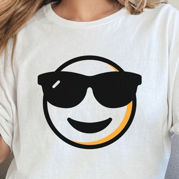 Smiley Face Emoji Png Total Solar Eclipse Emoji Png Happy Face Png Smiley Face Png Eclipse Png Smiling Smile Png Sublimation Png Printer Png