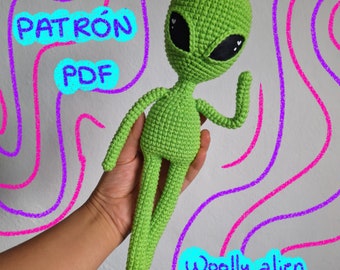 Alien-Amigurumi-Häkelanleitung auf Spanisch