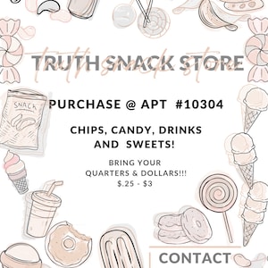 Custom Candy Store Flyer