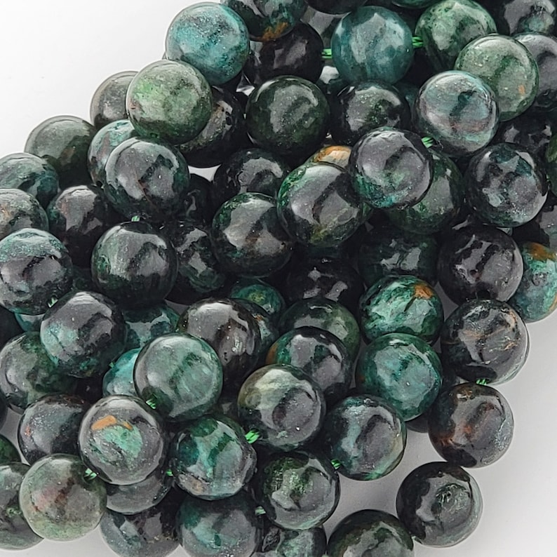 Translucent Beryl Emerald Beads: B Quality Natural Smooth Round Green Beryl (6mm 8mm 10mm ...