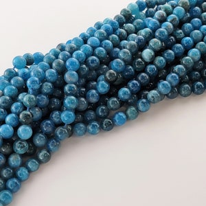 Apatite Beads Gorgeous Top Quality Gemstone Smooth Round Beads 6mm 8mm 10mm