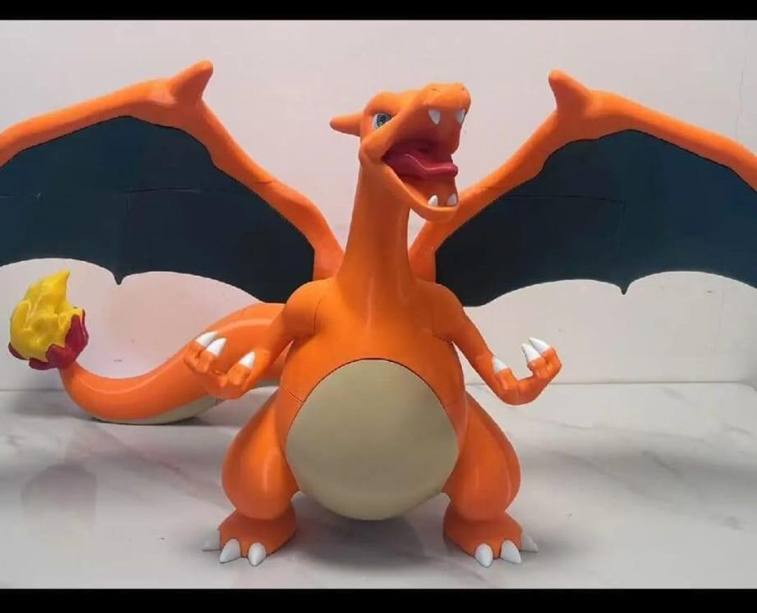 Charizard XXL 45cm Tall 3D Printed Figure | Large Pokémon Dragon Statue ...