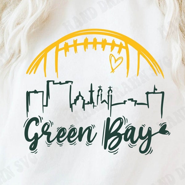 Green Bay City Svg, Greenbay Png, Cricut file, Silhouette Dxf, Sublimation Png, Eps, Jpeg, Instant Download.