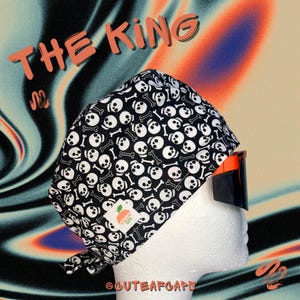 Bone Boss Scrub Cap - The King | Men’s Surgical Hat | CuteAFCaps