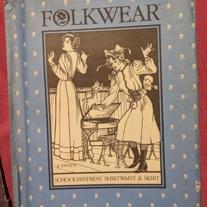 Folkwear pattern 216 Schoolmistress shirtwaist & skirt