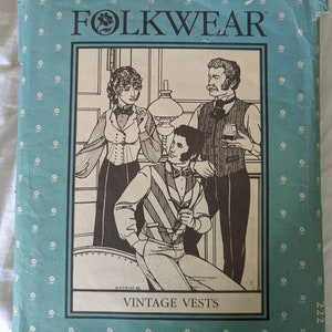 Folkwear pattern #222 Vintage Vests