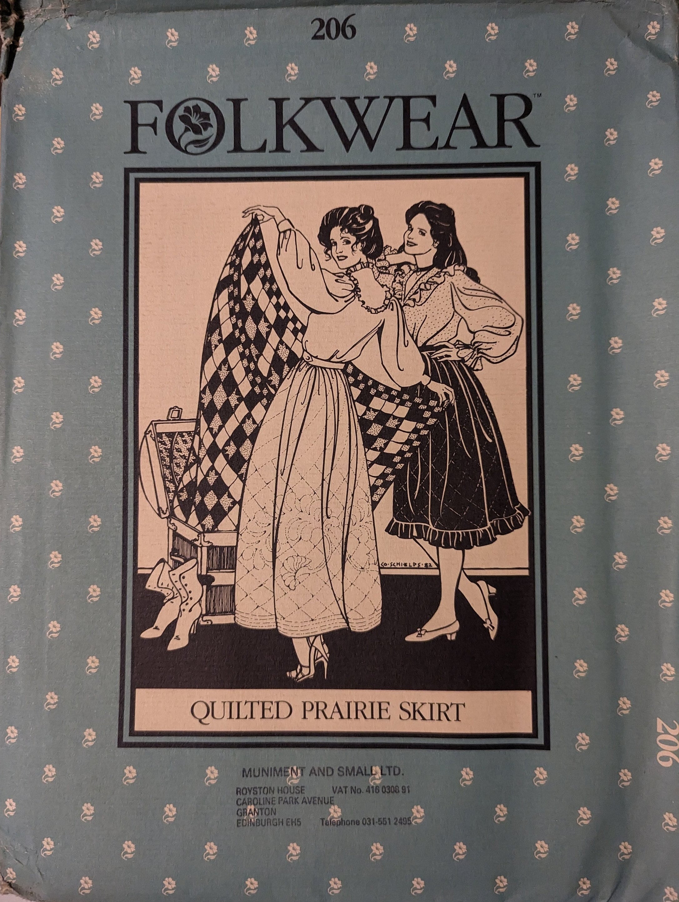 Western Skirt Pattern Folkwear Australia