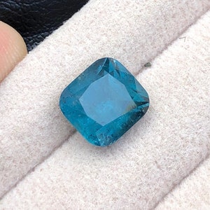 3.8 carats Natural blue Tourmaline Faceted Stone originated from Afghanistan