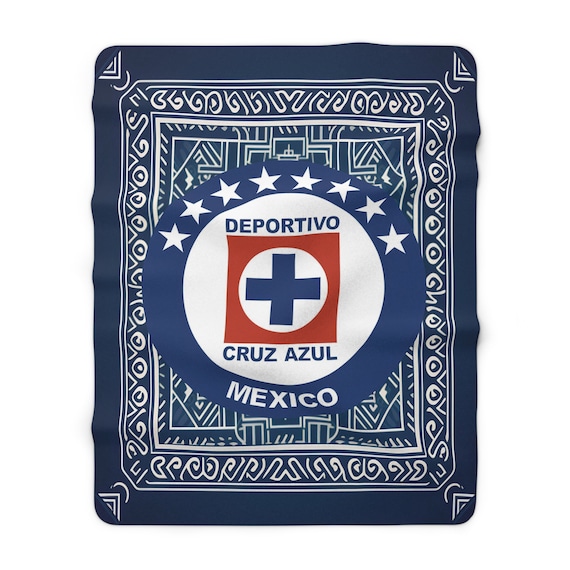 Cruz Azul Sherpa Fleece Blanket / Cobija Mexicana Liga MX