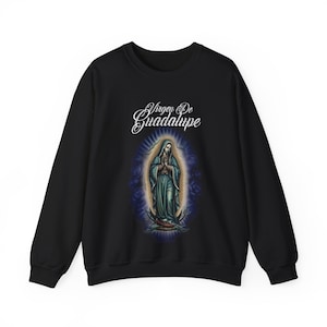 Sudadera unisex religiosa Virgen de Guadalupe/Virgen María/Nuestra Señora de Guadalupe/Virgencita
