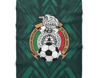Seleção oficial de futebol do México/ Futbol Mexicano Liga MX Sherpa Fleece/ Cobija Mexicana, presente de Natal, Regalo Navidad, cobertor leve