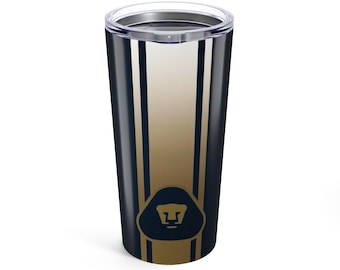 Pumas U.N.A.M Futbol Liga MX Tumbler 20oz (Personalized) (Personalizado)