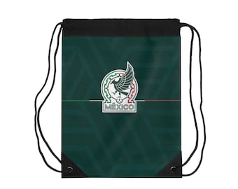 Futbol Mexicano/ Liga MX/ Official Mexico Soccer/ Federación Mexicana de Fútbol/ La Liga Drawstring Bag