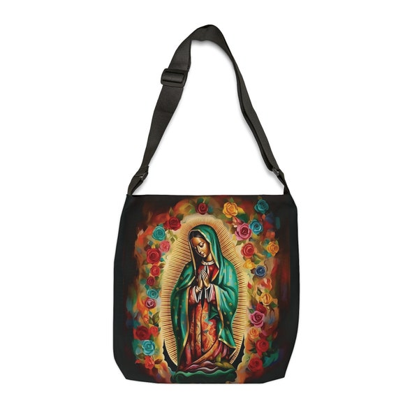 Virgen De Guadalupe/Vierge Marie/ Virgencita/Sac fourre-tout réglable