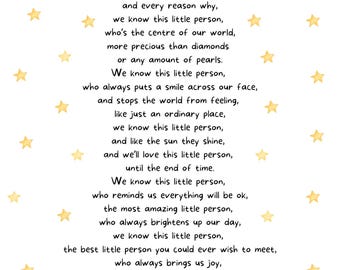 I know this little person