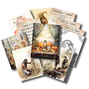 Giving Thanks Unit Study