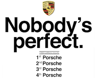 Porsche 1983 Le Mans Race Poster 8x10 Print Vintage Racing Retro