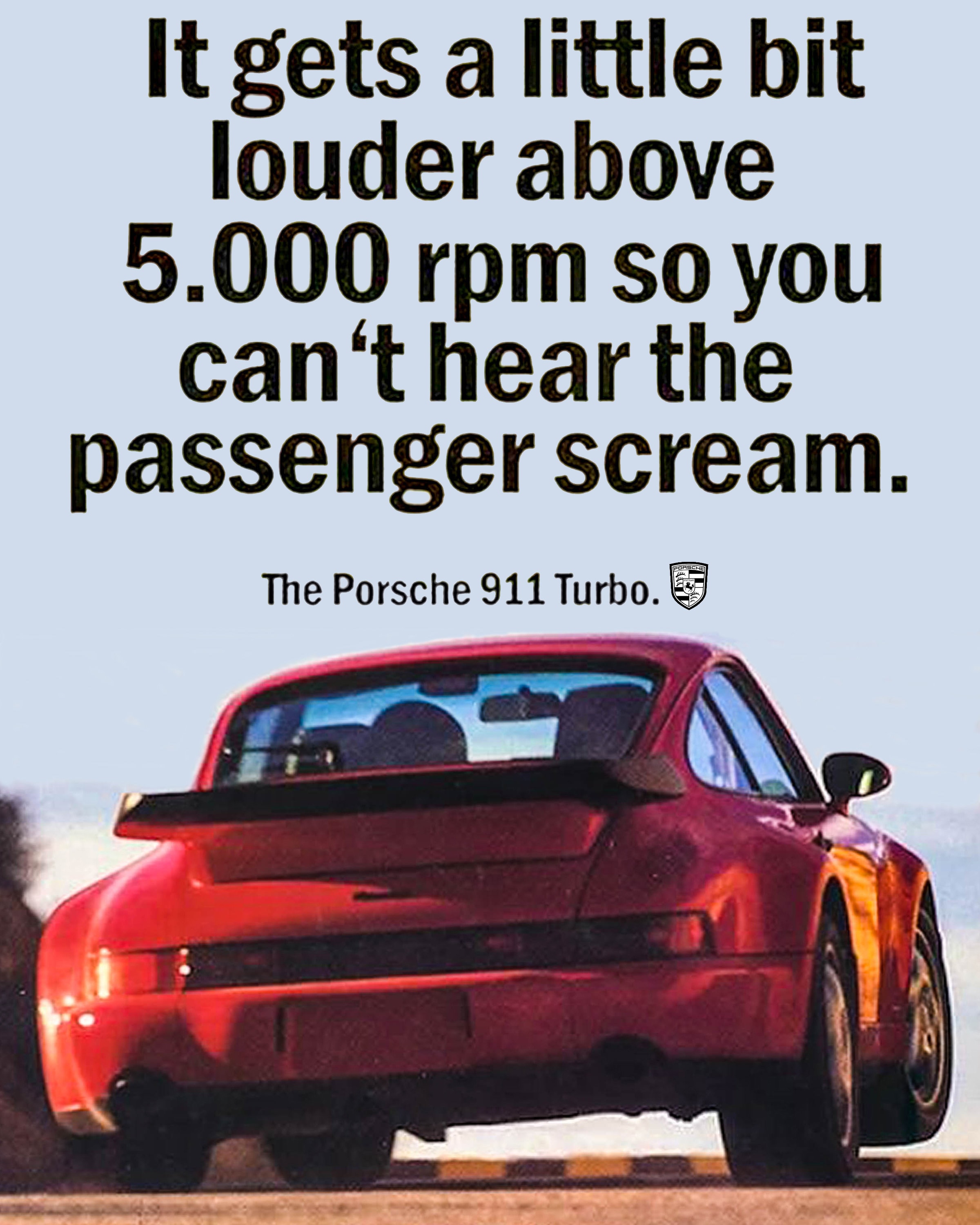 希少◎ポルシェ 911ターボ カブリオレ◎ポスターアート◎ 当時物◎ Porsche 911 Turbo 