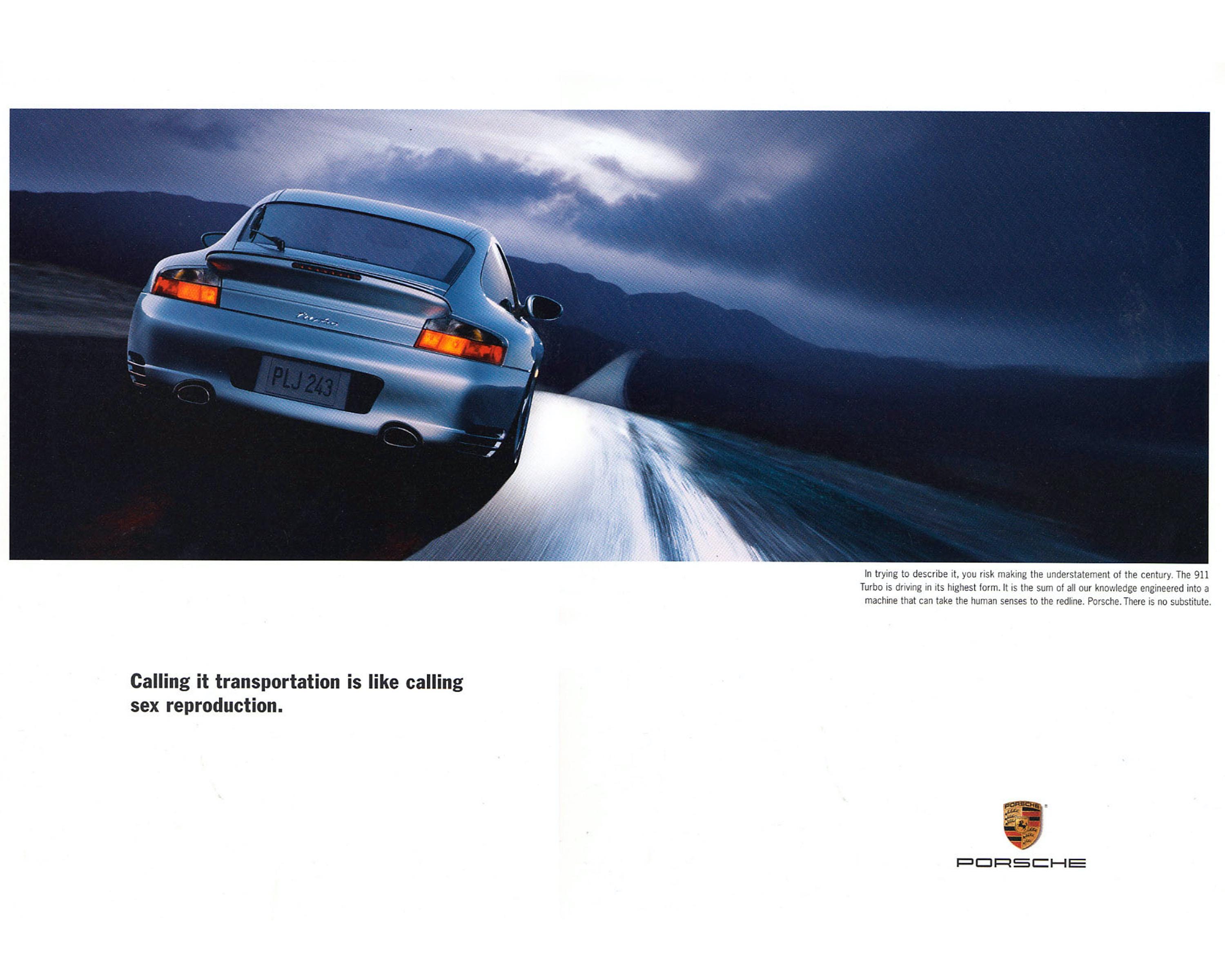 Porsche 911 Transportation is Like Calling Sex Reproduction German