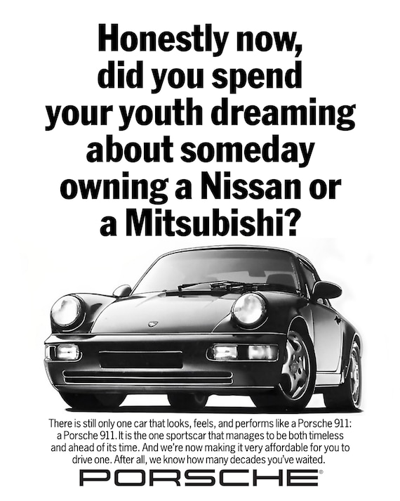 Porsche 911 Did You Spend Your Youth Dreaming Nissan Mitsubishi