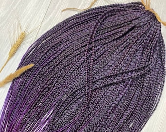 Purple DE dreadlocks and ombre braids of various textures/ombre dreadlocks braid extensions/double-sided dreadlocks, Space dreadlocks